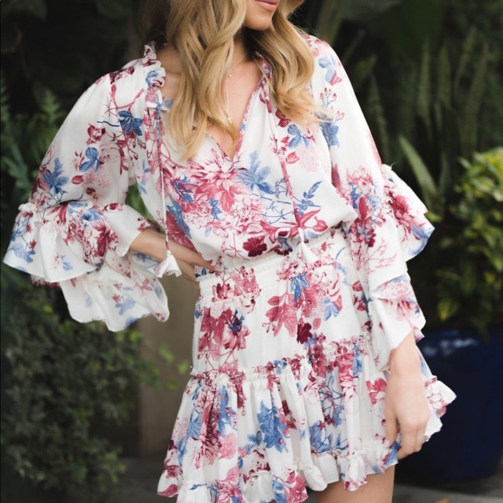 Misa Los Angeles- Cecilia Floral Mini Dress